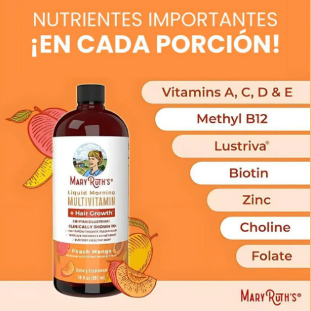 MULTIVITAMÍNICO LÍQUIDO - CRECE TU CABELLO