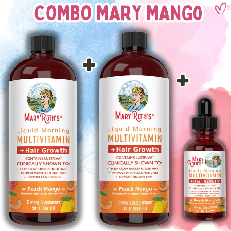 MULTIVITAMINICO MARY RUTH'S +HAIR GROWTH